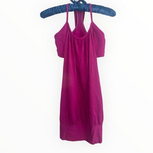 Lululemon Athletica No Limits Tank raspberry pink built in bra sleeveless sz 4 - Picture 4 of 7